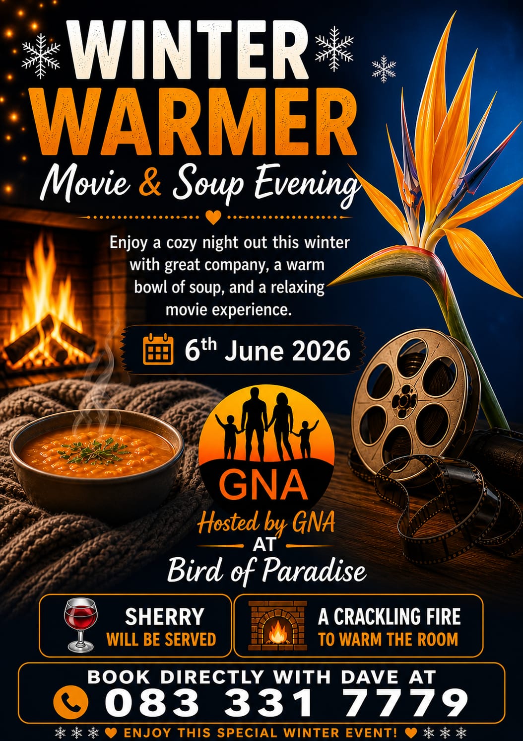 Winter Warmer Movie & Soup Evening